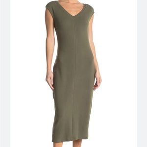 Philosophy Women's Cap Sleeve Midi Dress Hunter green Size M Casual Style